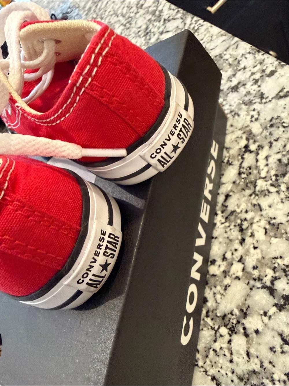 Toddler Chuck Taylor Red Canvas Low-Top Sneakers